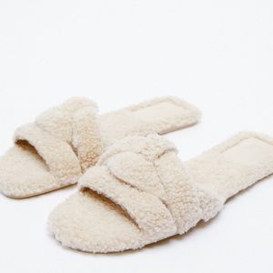 Zara Crossover Fabric Sandals